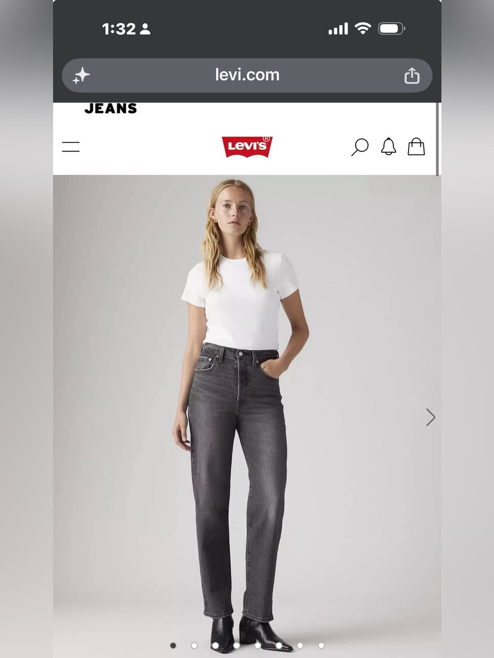 Levi's® Premium
RIBCAGE STRAIGHT ANKLE WOMEN'S JEANS